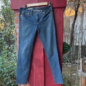 Ag Adriano Goldschmied Women's Blue Skinny Jeans